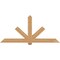 Ekena Millwork Kennewick Timber Gable Bracket, Western Red Cedar, 84"W x 38"H x 5 1/2"D x 5 1/2"F, 11/12 Pitch GBW084X38X0606KEN00SWR - alternate 1